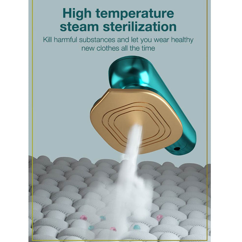 Mini Portable Iron Steam Iron, 2-in-1 Handheld Steam Generator with Constant Temperature, Dry