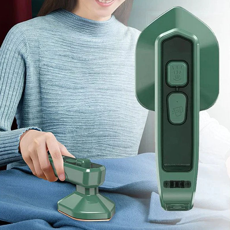 Mini Portable Iron Steam Iron, 2-in-1 Handheld Steam Generator with Constant Temperature, Dry